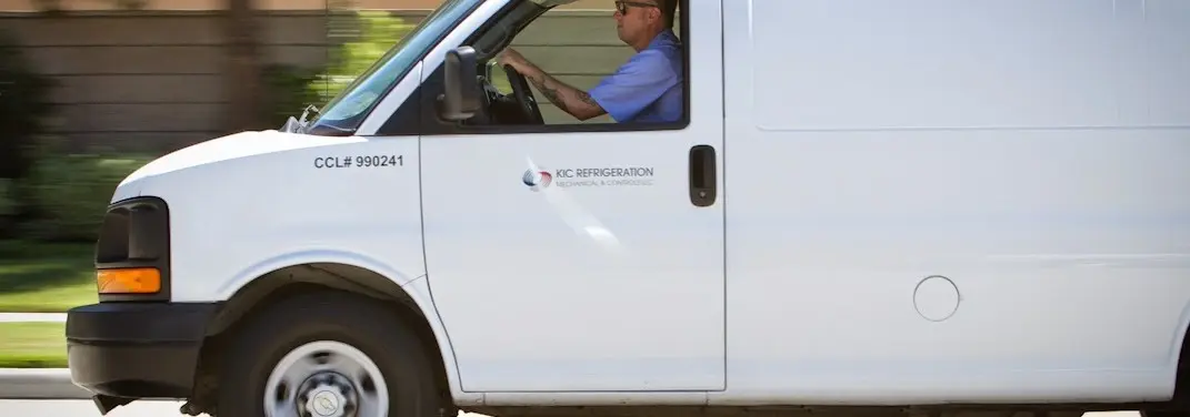KIC Refrigeration service vehicle serving Galax area